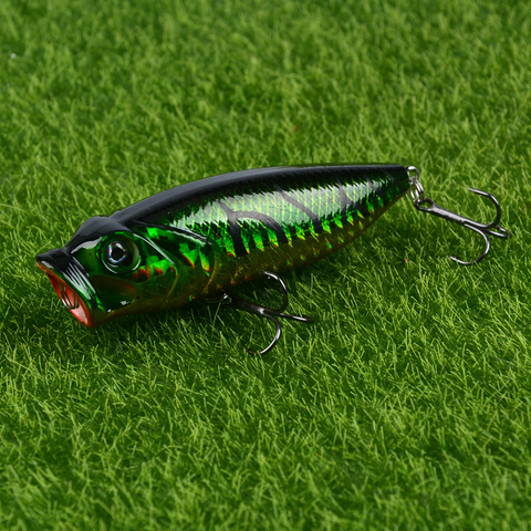 8 cm/14g leurre de pêche réaliste 1 pcs appâts durs de haute pièces 5 couleurs Topwater Popper artificiel basse Wobblers matériel de pêche ► Photo 1/6