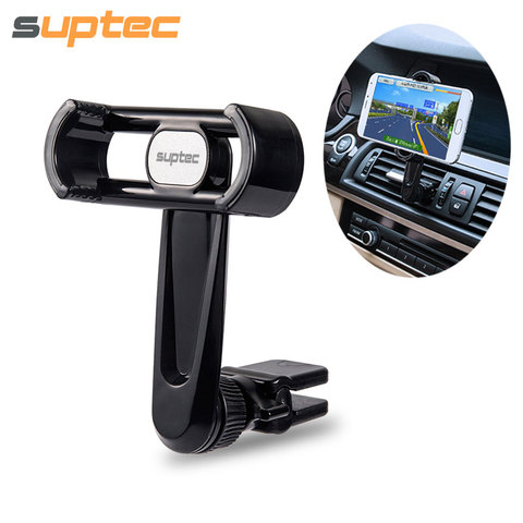 SUPTEC Car Phone Holder for iPhone X 5 5S 6 6s 7 8 plus Xiaomi Samsung Note Air Vent Mount Phone Stand Cradle for GPS Navigation ► Photo 1/6