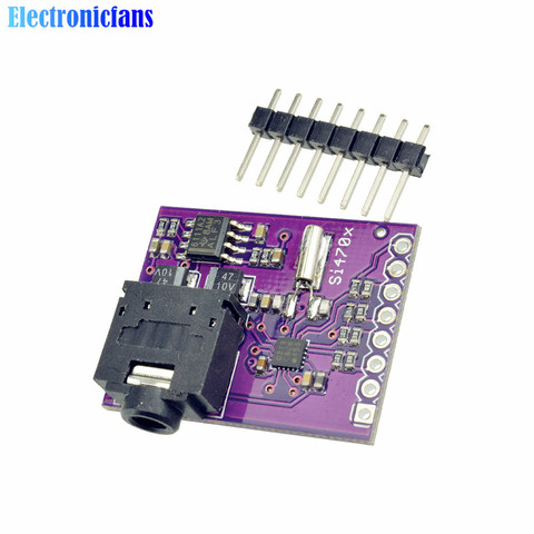 Module de traitement des données de diffusion Radio numérique pour Arduino AVR ARM PIC Si4703, carte de dérivation de Tuner FM RDS RBDS, 1 pièce ► Photo 1/6