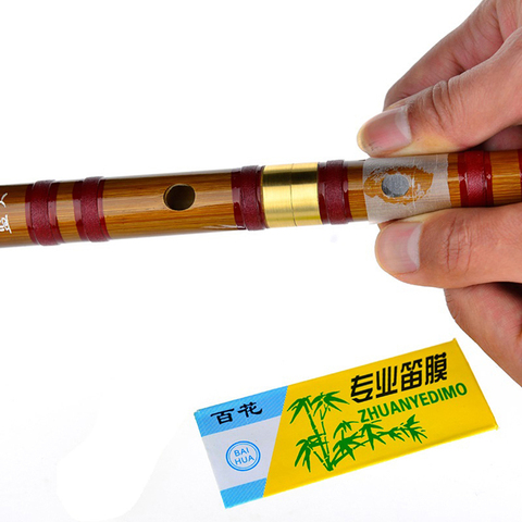 Dimo-flûte chinoise en bambou naturel, diaphragme spécial, Membrane spéciale, 1/5/10 pièces ► Photo 1/6