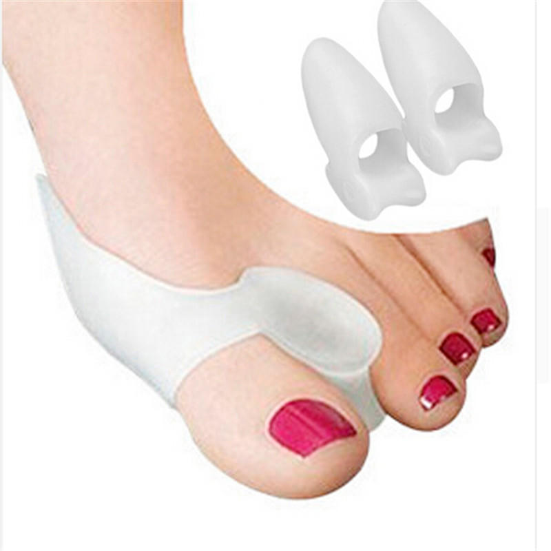 Soin de 2 pièces/paire pieds protecteur d'oignon en Gel de Silicone séparateur de redresseur d'orteils alignement soulagement de la douleur correcteur de pouce orthèses ► Photo 1/4