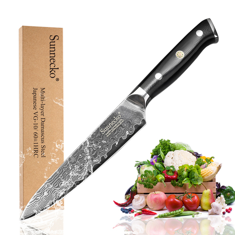 SUNNECKO couteau de cuisine utilitaire supérieur 5 