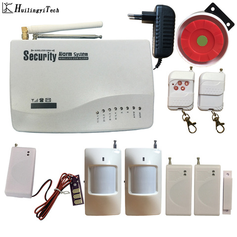 Système d'alarme de sécurité domestique, 433MHz, GSM, 900/1800/1900MHz, double antenne, Signal russe, anglais ► Photo 1/6