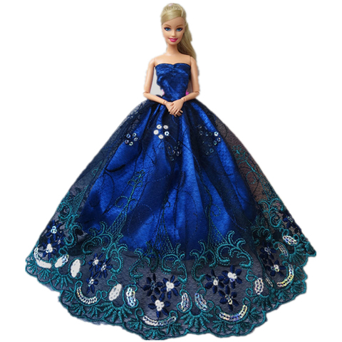 Véritable cas pour Barbie poupée vêtements nouveau authentique vêtements de mode vêtements accessoires robe de mariage de rêve robe princesse robe ► Photo 1/4