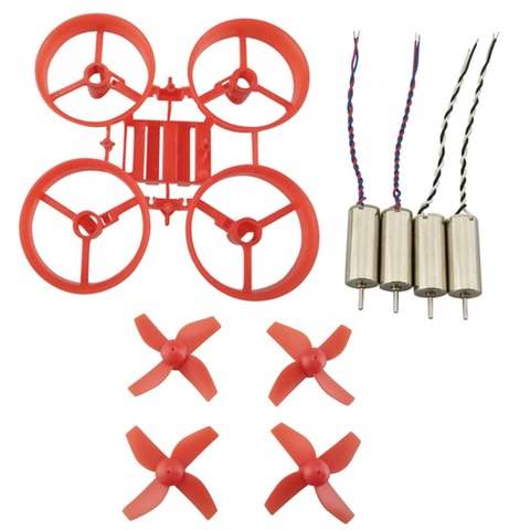 Pièces de rechange pour petit Drone Whoop RC JJRC H36 E010, Kit de cadre, brosse à hélice, moteur d'hélice ► Photo 1/6