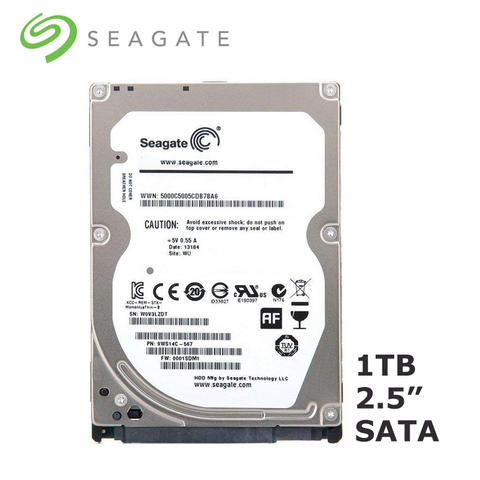 Seagate-disque dur interne hdd de 2.5 pouces, pour ordinateur portable, avec capacité de 1 to, Sata2-Sata3, 1000 go, 5400RPM-7200RPM, 3 Gb/s-6 Gb/s ► Photo 1/6