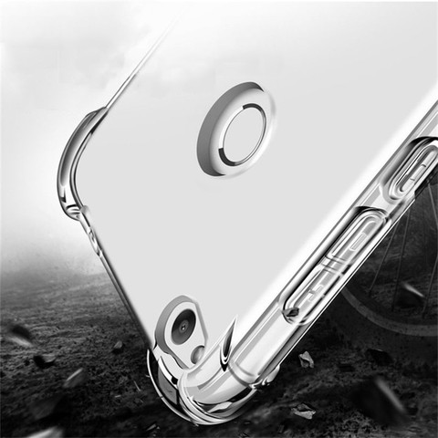 Coque Anti-coup transparente pour Huawei, compatible modèles P8 lite 2017 P10 P20 P30 lite P30 Pro Honor 6X 7X 8X 8C 8S 8A 9 10 Mate 10 20 lite ► Photo 1/6