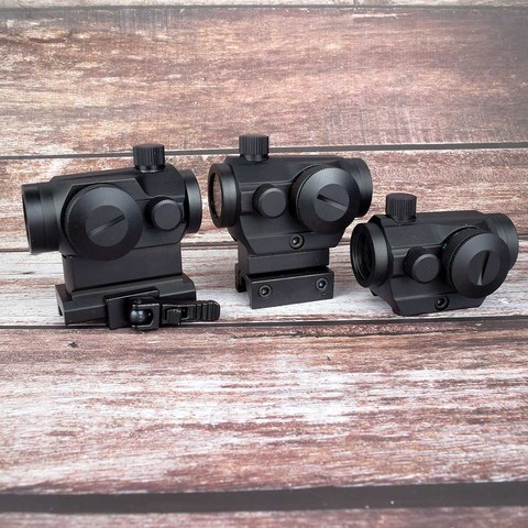 L'optique de tactique pour la chasse, Mini 1X22, point rouge vert, 5 modèles de vue, réglage de la luminosité, lunette de visée, objectif réflexe ► Photo 1/6