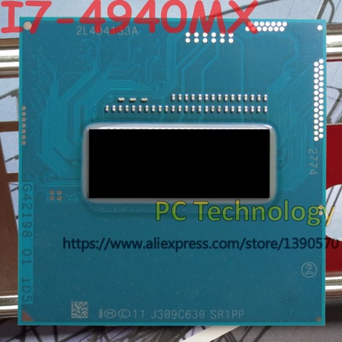 Processeur Intel Core I7 4940MX SR1PP, 3.1GHz-4.0GHz L3 = 8M Quad core, Original, livraison gratuite sous 1 jour ► Photo 1/1