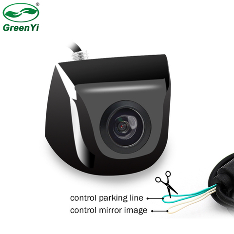 HD 3 lentille en verre Rotation caméra de stationnement caméra de vue arrière avant pour LCD TFT moniteur de stationnement peut changer la ligne de stationnement ► Photo 1/6