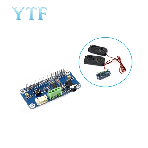 Raspberry Pi 4B 3B + WM8960 Module d'extension, Codec stéréo, haut-parleur avec petit haut-parleur ► Photo 1/4