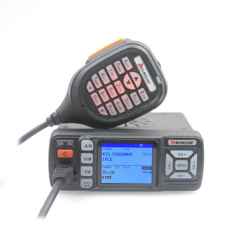 BAOJIE talkie-walkie BJ-318 25W bi-bande 136-174 & 400-490MHz voiture Radio FM BJ318 (version de mise à niveau de BJ-218) ► Photo 1/6
