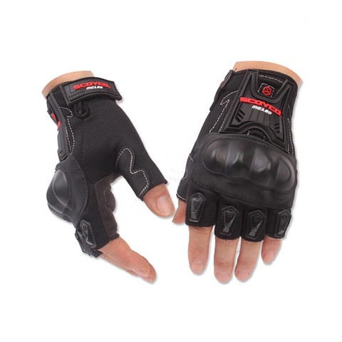 Gants de moto pour Scoyco MC29, équipement de protection demi-doigt, pour course de cyclisme, motocross, guantes ► Photo 1/3