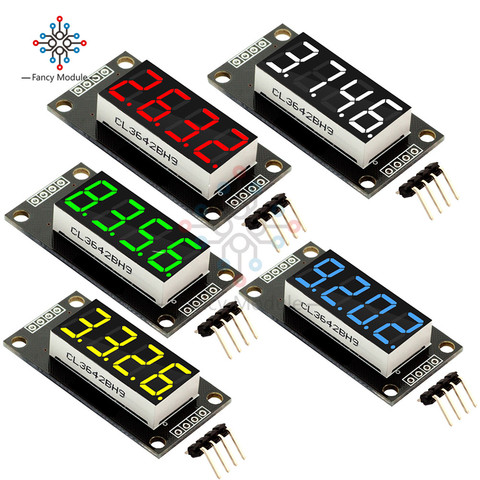Module d'affichage LED numérique 4 Bits TM1637, pour arduino, 0.36 pouces, horloge 7 Segments, Module de Tube d'affichage numérique ► Photo 1/6