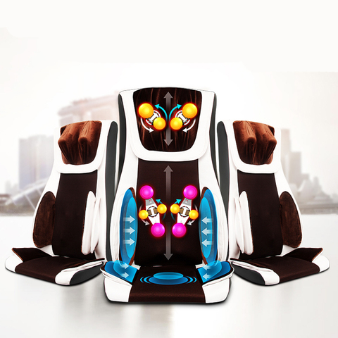 LEK909 – chaise de massage électrique de luxe avec manipulateur 4D, coussin de massage chauffant pour tout le corps, pétrissage pour le cou et le dos ► Photo 1/5