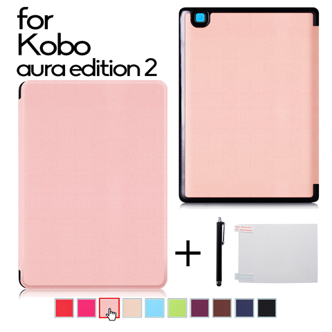 Étui Ultra mince pour Kobo Aura Edition 2 6 '', 2016, couvercle magnétique, pour Kobo Aura Edition 2 N236, Ereader Funda Capa, sommeil automatique ► Photo 1/6