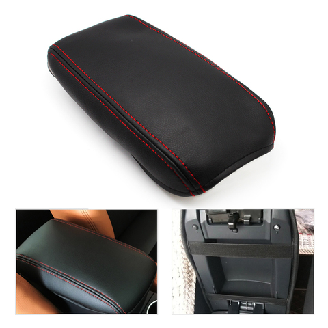 Voiture Console centrale accoudoir boîte couverture microfibre cuir Protection Pad pour VW Golf 5 MK5 2005 2006 2007 2008 2009 2010 ► Photo 1/5
