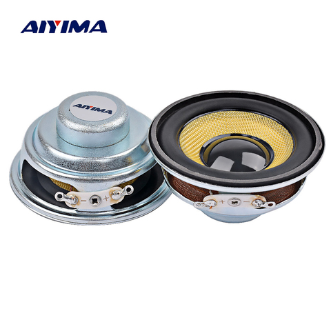 AIYIMA 2Pc Mini haut-parleur Audio Portable 52MM 4 8 ohms 5W étanche en fiber de verre gamme complète Bluetooth haut-parleur bricolage Home son cinéma ► Photo 1/6