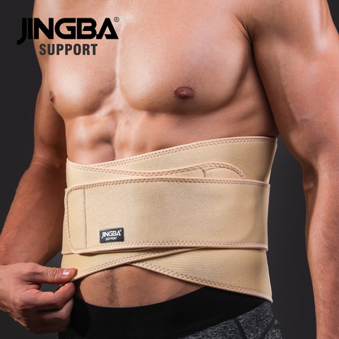 JINGBA soutien Sport sueur taille soutien ceinture abdominale corset ceinture équipement de Fitness Sport sécurité dos soutien ► Photo 1/6