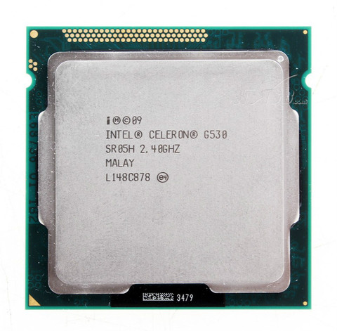 Processeur Celeron G530, Cache 2M, 2.40 GHz, LGA 1155 TDP, 65W, pour ordinateur de bureau, Original ► Photo 1/2