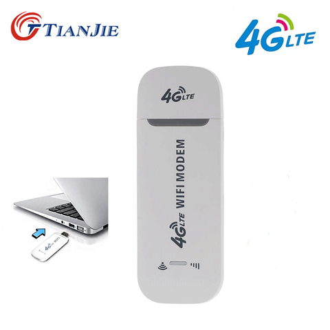 TIANJIE – Modem Wi-Fi 3G/4G, débloqué, USB, Dongle US sans fil LTE pour voiture, Hotspot, adaptateur de réseau Mobile à large bande ► Photo 1/6
