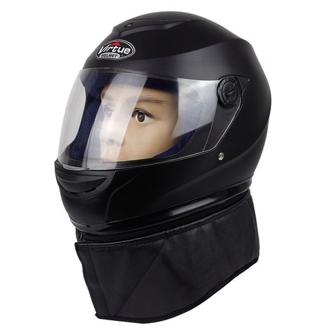 Casque intégral de vertu de moto, casque intégral de moto, à double visière, chaud, pour hiver ► Photo 1/6