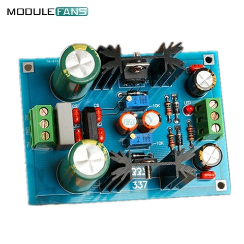 LM317 LM337 Module d'alimentation filtrant réglable AC DC régulateur de tension 1.25-37 V Module réglable bricolage Kit électronique ► Photo 1/2