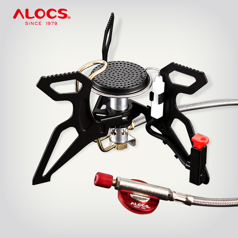 ALOCS – Mini réchaud à Propane Compact et pliable de CS-G22 W, 3000, pour Camping en plein air, randonnée ► Photo 1/6