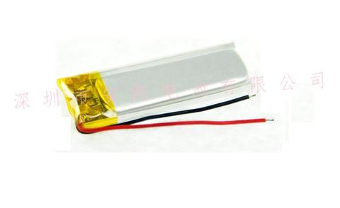 Batterie au lithium polymère 3.7 V 401235 041235P 130mAh avec panneau de protection, utilisée pour bluetooth MP3,MP4 ► Photo 1/1