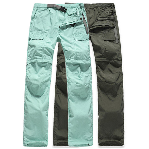 Pantalon de randonnée en plein air pour femmes, respirant et à séchage rapide, pantalon de Sport pour femmes, pantalon court de Camping d'été, AW031 ► Photo 1/6