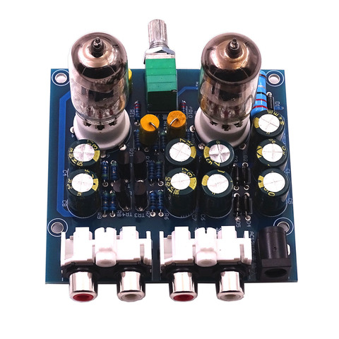 6J1 Tube fièvre pré amplificateur préampli préamplificateur carte casque tampon Kit de bricolage Module stéréo potentiomètre AC 12V Valve ► Photo 1/3