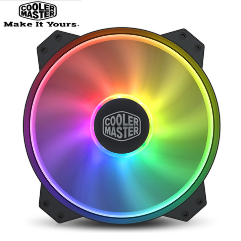 Refroidisseur Master R4-200R-08FA-R1 MF200R ARGB 20cm RGB 5V/3PIN, boîtier d'ordinateur, ventilateur d'amortissement de CPU, refroidissement à eau ► Photo 1/5