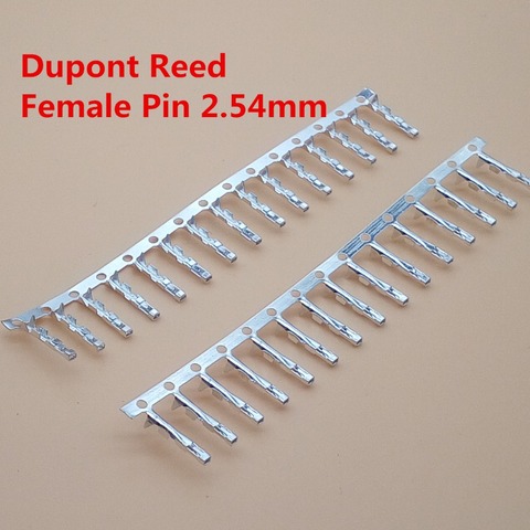 Dupont-broche à sertir pour femme, 200 pièces, Terminal de connexion en métal, 2.54mm ► Photo 1/2