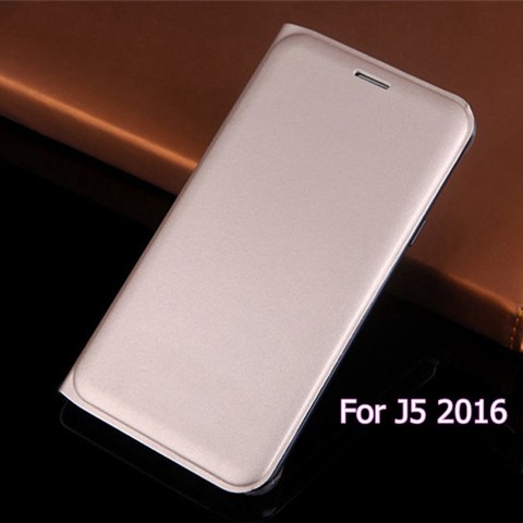 Étui portefeuille en cuir avec porte-cartes pour Samsung Galaxy J5 2016 J510 J510F J510H J510M ► Photo 1/6