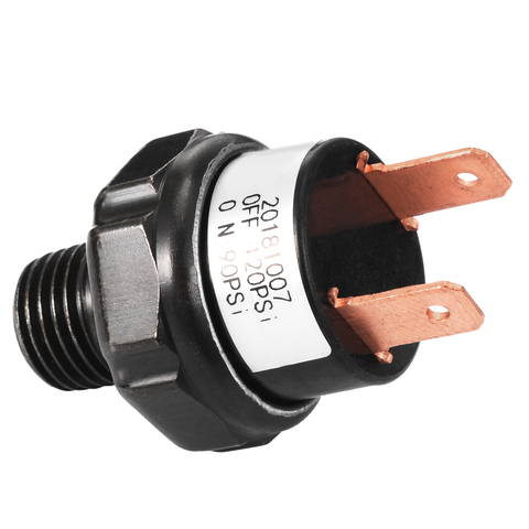 Compresseur d'air Mayitr, Valve de contrôle de pression pour compresseur d'air Mayitr, 90-120 PSI, 1/4