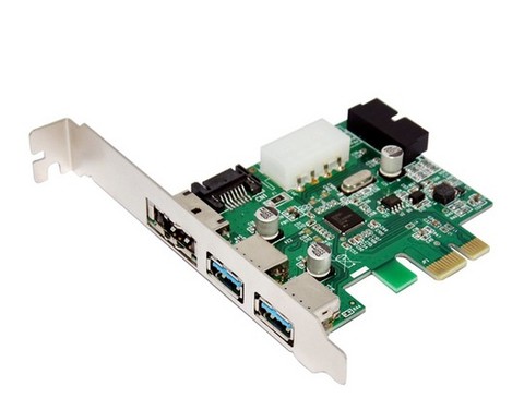 Alimentation sur eSATA eSATAp II et USB 3.0, USB 3.0 à pcie Express, carte mère avec connecteur 20 broches ► Photo 1/1