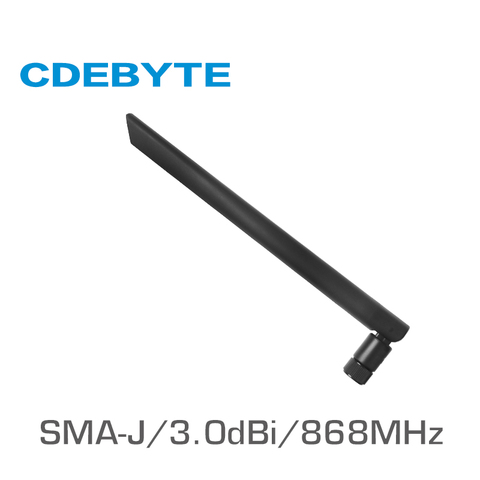 TX868-JKD-20 868MHz SMA-J interface 50 ohms impédance inférieure à 1.5 SWR 3.0dBi gain antenne omnidirectionnelle de haute qualité ► Photo 1/1