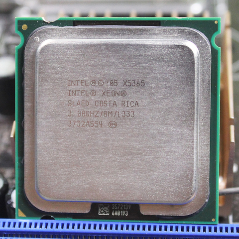 Processeur INTEL XEON QUAD CORE 3.0 GHZ, CPU X5365 SLAED 8MB L2 1333 MHz FSB, fonctionne sur la carte mère LGA 775 ► Photo 1/1