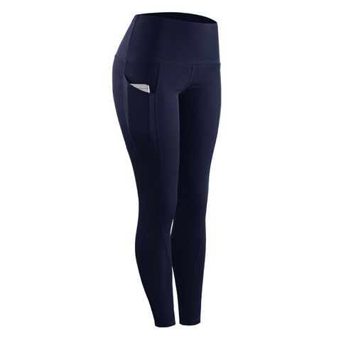 Jambières de Compression élastiques pour femmes taille haute Leggings de sport ceinture entraînement pantalon de Fitness ► Photo 1/6