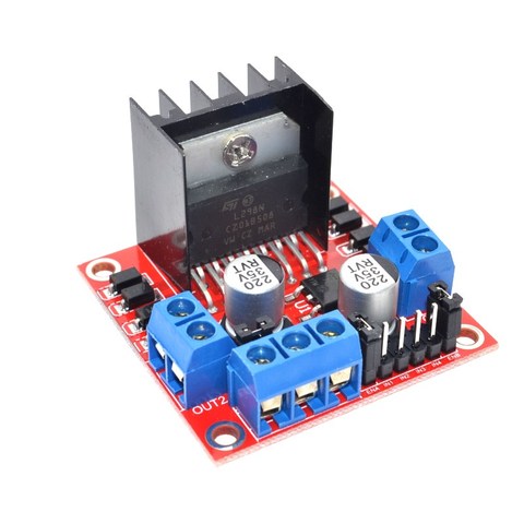 Livraison gratuite 1 pièces nouveau double H pont DC moteur pas à pas contrôleur Module de carte L298N pour Arduino ► Photo 1/6