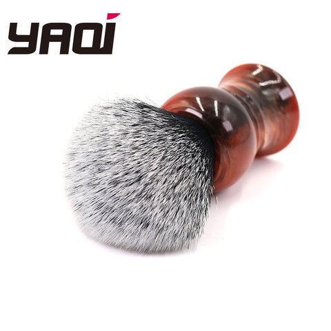 Yaqi-brosse de rasage pour hommes avec nœud synthétique Tuxedo, 28mm ► Photo 1/2