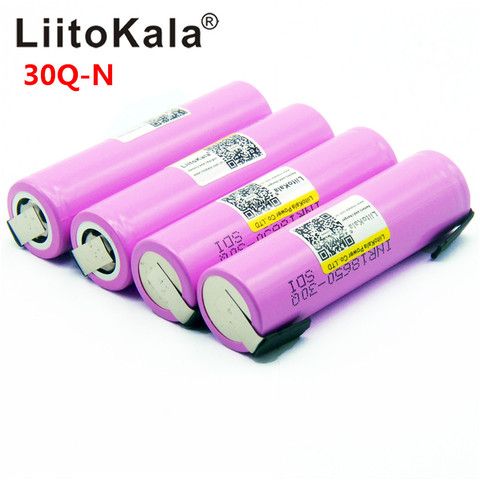 Liitokala – batterie Li-ion Rechargeable INR18650, 30q, 20a, décharge élevée, 2022 mah, bricolage, 18650 ► Photo 1/6