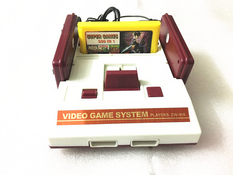 Console de jeu vidéo TV à Double contrôleur, pour FC Classic Family TV, avec 500 cartes de jeu en 1, nouveauté, livraison gratuite ► Photo 1/4