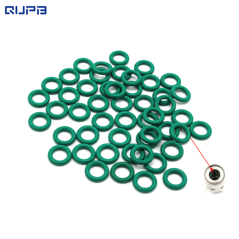 Douille de Paintball PCP, Fluororubber Durable 6x2 vert, 10 pièces/50pcs pièces, livraison gratuite, ORG001 ► Photo 1/1