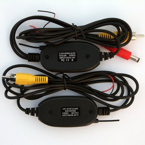 Kit de récepteur d'émetteur vidéo RCA sans fil 2.4ghz pour moniteur DVD de voiture ► Photo 1/3