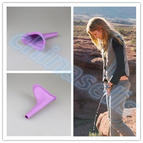 Kit de voyage urinoir en Silicone souple pour femmes, 1 pièce, dispositif urinoir en forme debout et pipi pour femmes, toilette de Camping en plein air ► Photo 1/5