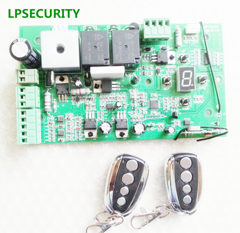 LPSECURITY 24VDC carte mère circuit imprimé coulissant contrôleur de moteur à courant continu 2 ou 4 télécommande en option ► Photo 1/6