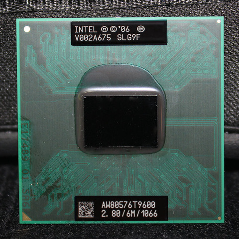 Intel Core 2 Duo Mobile T9600 2.8 ghz 1066 mhz 6 m Ordinateur Portable CPU Processeur ► Photo 1/2