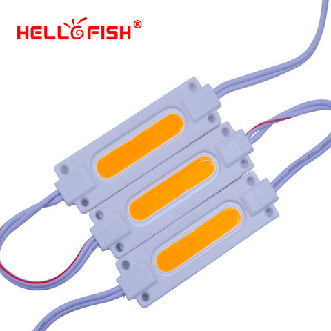 Hello Fish-20 pièces, dc 12v COB, LED Modules pour la publicité, 7020 caractères lumineux, de rétroéclairage, étanche IP65 ► Photo 1/6