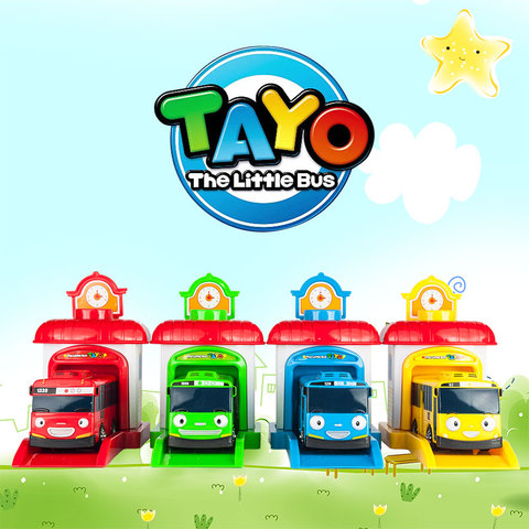 Dessin animé Tayo Bus Enfants Jouets Mini Pull Back Voiture Coréen Anime  Modèle Bus Jouets Jouets Jouets Éducatifs Pour Enfants Garçons Cadeaux